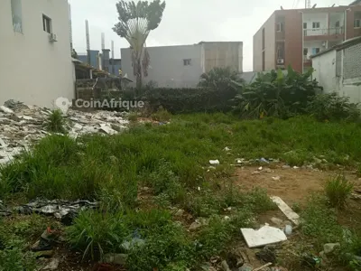 Parcelle 500 m² constructible R+8 — Cocody Riviera 4